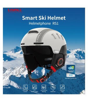 Livall RS1 Kask Narciarski Snowboardowy Szary - Bluetooth