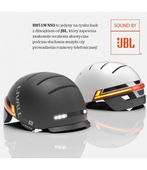 Livall BH51M NSO Sound by JBL Kask Rowerowy Czarny