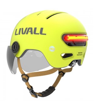 Livall L23 Kask Rowerowy Lemon z Szybką