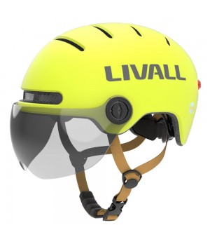 Livall L23 Kask Rowerowy Lemon z Szybką