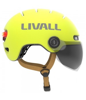 Livall L23 Kask Rowerowy Lemon z Szybką