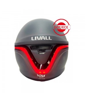 Livall MC1Kask Motocyklowy Bluetooth Intercom LED SOS