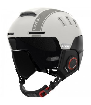 Livall RS1 Kask Narciarski Snowboardowy Biały - Bluetooth