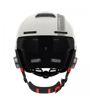 Livall RS1 High Snow - Kask Narciarski Snowboardowy Biały Bluetooth