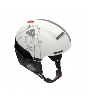 Livall RS1 High Snow - Kask Narciarski Snowboardowy Biały Bluetooth