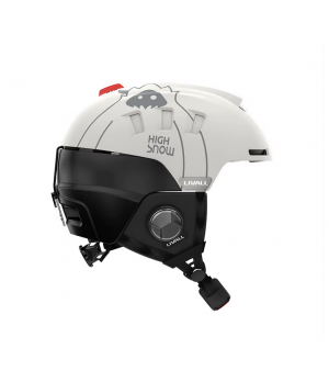 Livall RS1 High Snow - Kask Narciarski Snowboardowy Biały Bluetooth