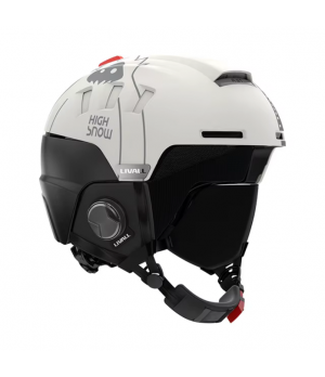 Livall RS1 High Snow - Kask Narciarski Snowboardowy Biały Bluetooth