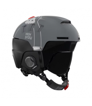 Livall RS1 High Snow - Kask Narciarski Snowboardowy Szary Bluetooth