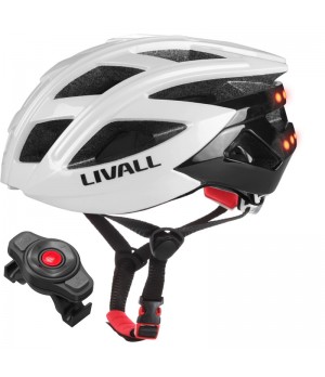 Livall BH60SE Neo V2 Kask Rowerowy Biało-Czarny