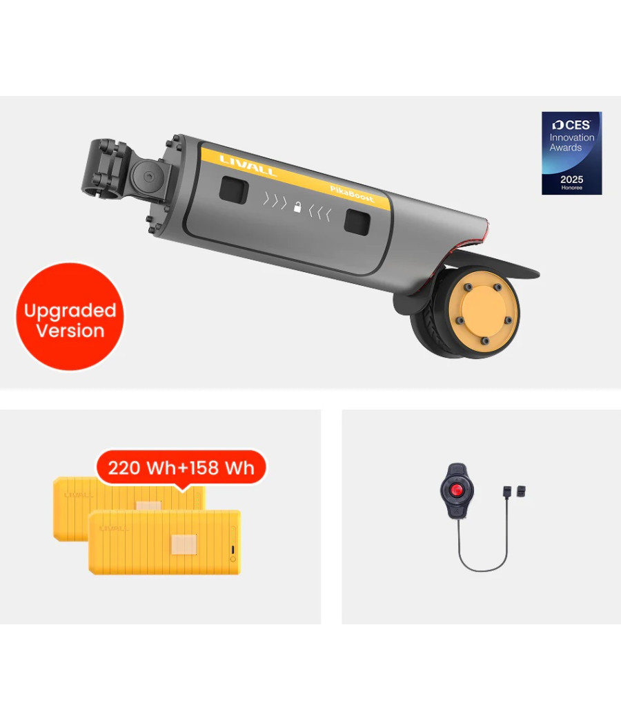 LIVALL PikaBoost 自転車用アクセサリー 自転車を10秒で電動バイクにするコンバージョンキットLIVALL