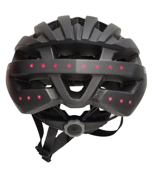 Kask rowerowy z LED