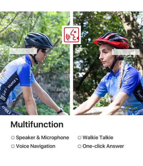 Kask rowerowy z interkomem