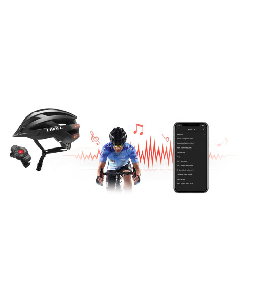 Kask rowerowy z audio Bluetooth