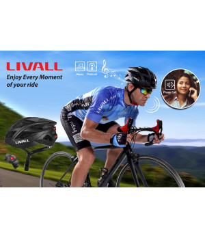 Livall BH60SE Neo V2 Kask Rowerowy Szosowy Biało-Czarny