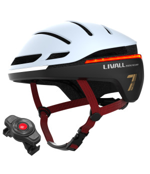 Livall EVO21 V2 Miejski Kask Rowerowy Biały