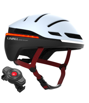 Livall EVO21 V2 Miejski Kask Rowerowy Biały