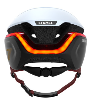Livall EVO21 V2 Miejski Kask Rowerowy Biały