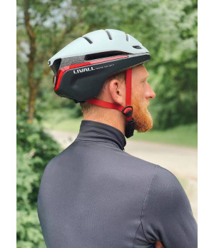 Livall EVO21 V2 Miejski Kask Rowerowy Biały