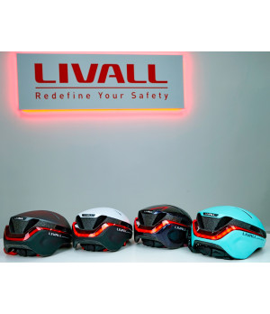 Livall EVO21 V2 Miejski Kask Rowerowy Czarny