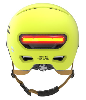 Livall L23 V2 Kask Rowerowy Miejski Żółty z Szybką