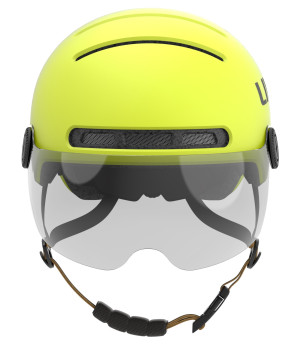 Livall L23 V2 Kask Rowerowy Miejski Żółty z Szybką
