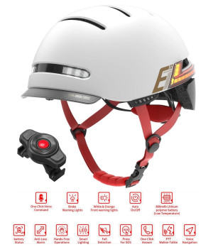 Livall BH51M NSO V2 Sound by JBL Kask Rowerowy Szary