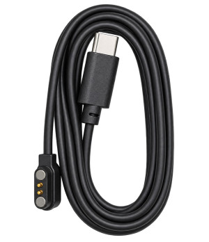 Kabel USB-C Livall PW-030 do ładowania kasków – widok magnetycznej końcówki z dwoma stykami i magnesami