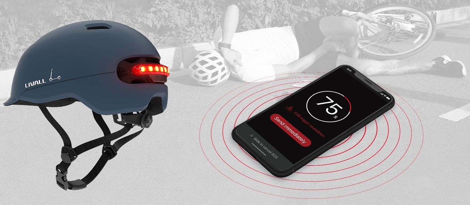 Alert SOS kasku Livall C20